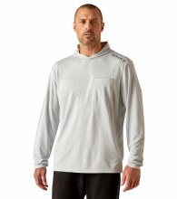 T-SHIRT, REBAR SUNBLOCKER HOODED LONG SLEEVE, ARIAT