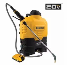 SPRAYER BATTERY DEWALT 4 GAL W/ BATTERY AND CHARGER
