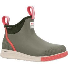 BOOT, 6" ANKLE DECK BOOT SPORT WOMENS, OLIVE/CORAL, XTRATUF