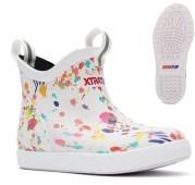BOOT, KIDS ANKLE DECK BOOT PAINT SPLATTER, XTRATUF