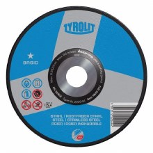 BLADE, 9" x .075" x 7/8" ARBOR TYROLIT ABRASIVE GEN. PURPOSE STEEL METAL CUTOFF WHEEL SOLD EA BLADE, 9" x .075" x 7/8" ARBOR TYROLIT ABRASIVE GEN. PURPOSE STEEL METAL CUTOFF WHEEL SOLD EA