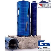 CORE BIT DRY BLUE C-34AX  DIAMOND CURED CONCRETE, BRICK, BLOCK  (5/8"-11 THREAD SHANK)