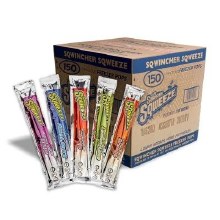 SQWINCHER FREEZER POPS, ORANGE, CHERRY, GRAPE, LEMON, ORANGE, BERRY (CASE MIXED 150) SQWINCHER FREEZER POPS, ORANGE, CHERRY, GRAPE, LEMON, ORANGE, BERRY (CASE MIXED 150)