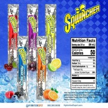 Additional picture of SQWINCHER ELECTROLYTE FREEZER POPS, ORANGE, CHERRY, GRAPE, LEMON, ORANGE, BERRY (CASE MIXED 150)