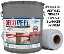 SEALER REMOVER 5 GALLON-DECO PEEL W/400SQ FT OF BLANKET