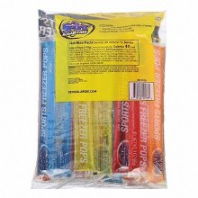 Additional picture of ALL SPORT SUGAR FREE FREEZER POPS Blue Raspberry/Fruit Punch/Lemon-Lime/Orange (CASE MIXED 144) (4 bags of 36)