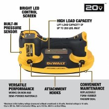 Additional picture of Grabo Lifter Suction Tool 20V Max Dewalt (Bare Tool)