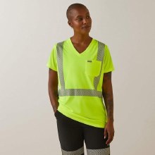 SHIRT, WOMENS REBAR HI-VIZ ANSI TEE, ARIAT