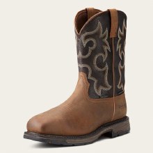 BOOT, 11" WORKHOG WIDE SQUARE COMP TOE 400G WATERPROOF, ARIAT