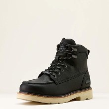 BOOT, 6" REBAR LIFT BLACK SOFT TOE WATERPROOF, ARIAT BOOT, 6" REBAR LIFT BLACK SOFT TOE WATERPROOF, ARIAT