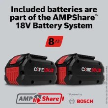 Additional picture of ROTARY HAMMER SDS+ 1-1/8" 2.6 FTLB CORE 18V VARIABLE SPEED PROFESSIONAL KIT w/2 8 AH BATTERY, CHARGER