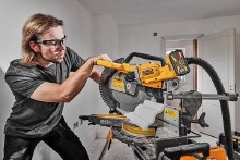 Additional picture of Saw Miter Double Bevel Sliding 60V Max Cordless Brushless Kit Dewalt (1) Battery (1) Charger