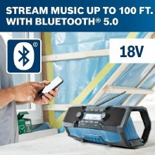 Additional picture of RADIO COMPACT BLUETOOTH 5.0 18V AND CHARGER