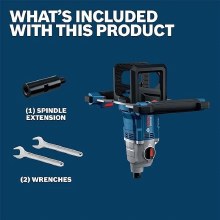 Additional picture of MIXER 18V Brushless High Torque Mixer - Variable Speed, Soft-Start Technology, with KickBack Control (Bare Tool)