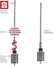 Additional picture of ADAPTER CORE BIT  8" SDS MAX BOSCH