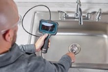 Additional picture of ENDOSCOPE CAMERA Professional Borescope Inspection Camera with Adjustable LED Light, 5ft. Removable Endoscope Camera