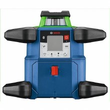 Additional picture of LASER, GREEN BEAM ROTATING TRIPOD, GRADE ROD, DETECTOR, REMOTE, CEILING HANGER, 4 AH BATTERIES, CHARGER, CASE