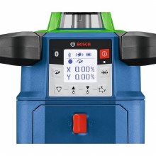 Additional picture of LASER, GREEN BEAM ROTATING TRIPOD, GRADE ROD, DETECTOR, REMOTE, CEILING HANGER, 4 AH BATTERIES, CHARGER, CASE