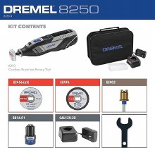 Additional picture of DREMEL TOOL- 8250 CORDLESS BRUSHLESS Series Storage Case,  Micro Accessory Case and Assorted Accessories