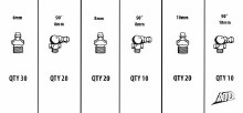 Additional picture of GREASE FITTING, METRIC ASSORTED ZERK 110 PIECE  6mm  8mm  10mm STRAIGHT and 90 DEGREE