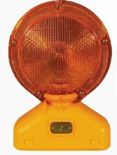 LIGHT BOCA LED SOLAR LIGHT WITH AMBER LENS FOR BARRICADE