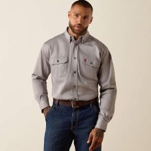 SHIRT, FR MEN'S SOLID LONG SLEEVE WORK, ARIAT