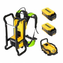 VIBRATOR BACKPACK DEWALT POWERSHIFT 554 MAX CHARGER, 2-554 BATERIES ( REQUIRES WHIP AND HEAD SEPARETLY)