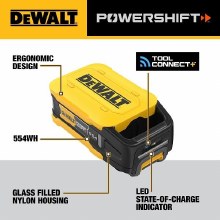 Additional picture of DEWALT POWERSHIFT 50V 10AH 554 MAX BATTERY