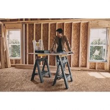 Additional picture of SAWHORSE ADJUSTABLE PLASTIC FOLDING (PAIR)