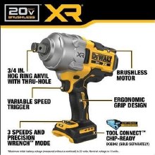 Additional picture of IMPACT 3/4" HIGH TORQUE 20V 1200#  HOG RING LI-ION (BARE TOOL)