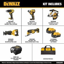 Additional picture of Tool Combo Kit 20V Max Dewalt 5-Piece