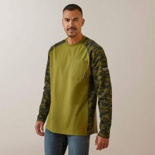 T-SHIRT, FR AC STRETCH CAMO BASEBALL, ARIAT T-SHIRT, FR AC STRETCH CAMO BASEBALL, ARIAT