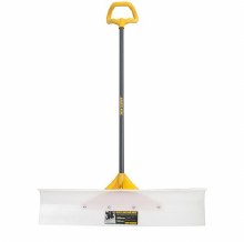 SNOW SHOVEL, 36" PUSHER ULTRA HIGH MOLRCULAR WEIGHT BLADE W/VERSAGRIP HANDLE