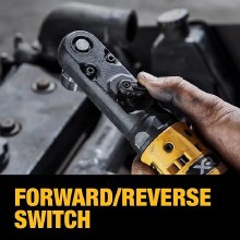Additional picture of Ratchet 20V Max  XR Cordless Brushless 3/8" & 1/2" Kit Dewalt (1) Battery (1) Charger (1) Bag