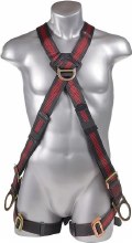 Additional picture of HARNESS  X-TYPE FULL BODY 5 POINT FRICTION LEG FITS L-XL