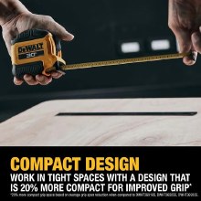 Additional picture of Tape Measure 30' Compact Dewalt