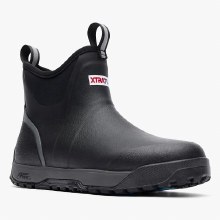 BOOT, 6" MENS'S ICE FLEECE LINED ANKLE DECK BLACK, XTRATUF