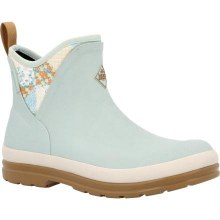 BOOT, WOMENS ORIGINAL ANKLE BOOT, BLUE QUILTED FLORAL, MUCK