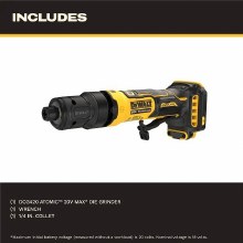 Additional picture of Grinder Die Atomic 20V Max Dewalt (Bare Tool)