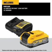 Additional picture of BATTERY POWERSTACK STARTER PACK INCLUDES CHARGER and ONE 3.5 AH 20V XR