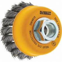 Additional picture of WIRE CUP BRUSH KNOTTED 3" x .020 5/8"-11 CARBON STEEL