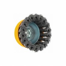 Additional picture of WIRE CUP BRUSH KNOTTED 3" x .020 5/8"-11 CARBON STEEL