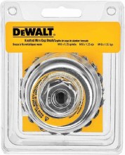 Wire Cup Knotted Brush 4" Carbon Steel with 5/8" Arbor Dewalt
