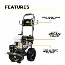 Additional picture of PRESSURE WASHER 3800 PSI 2.5 GPM HONDA GX200 AR RSV23G33 TRIPLEX PUMP 50' QC HOSE SOAP INJECTOR