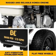 Additional picture of PRESSURE WASHER 3800 PSI 2.5 GPM HONDA GX200 AR RSV23G33 TRIPLEX PUMP 50' QC HOSE SOAP INJECTOR