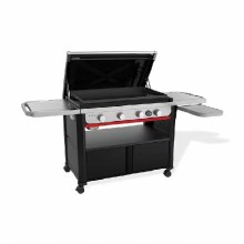 Additional picture of GRIDDLE 36" SLATE RUST-RESISTANT FLIP UP SIDE TABLE BLACK PROPANE LP GAS
