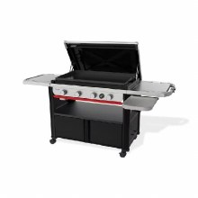 Additional picture of GRIDDLE 36" SLATE RUST-RESISTANT FLIP UP SIDE TABLE BLACK PROPANE LP GAS