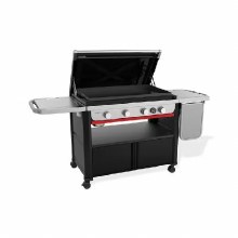 Additional picture of GRIDDLE 36" SLATE RUST-RESISTANT FLIP UP SIDE TABLE BLACK PROPANE LP GAS