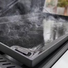 Additional picture of GRIDDLE 36" SLATE RUST-RESISTANT FLIP UP SIDE TABLE BLACK PROPANE LP GAS
