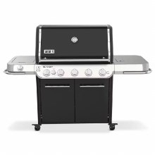 GRILL SUMMIT FS38E  5 BURNER BLACK PROPANE LP GAS  with SIDE BURNER, ROTISSERIE